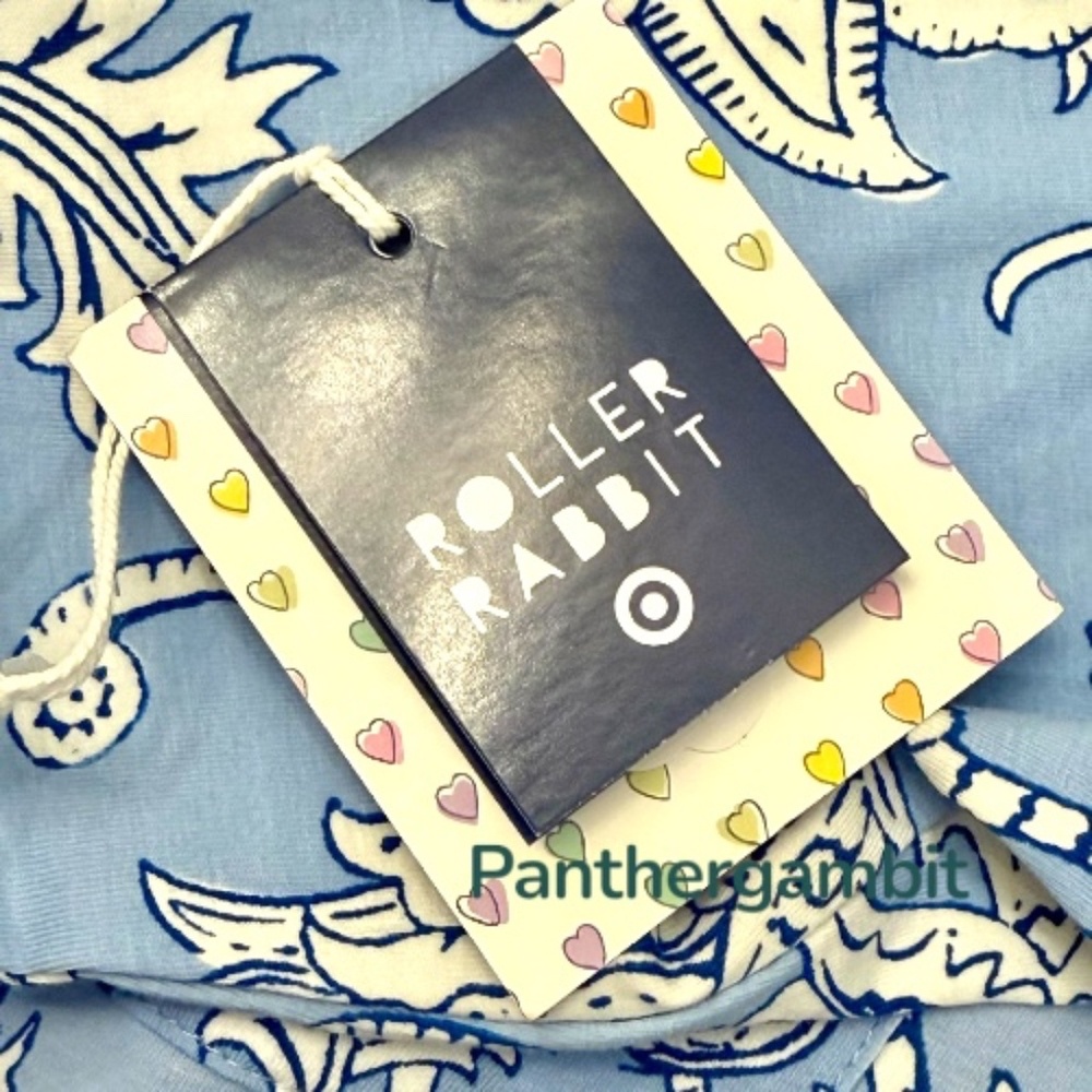 NEW Roller Rabbit Target XXS Women's Floral Vines Long Sleeves and Pants Pajama - Picture 9 of 11